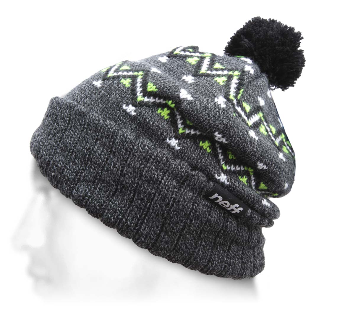 Bonnet pompon homme Retro