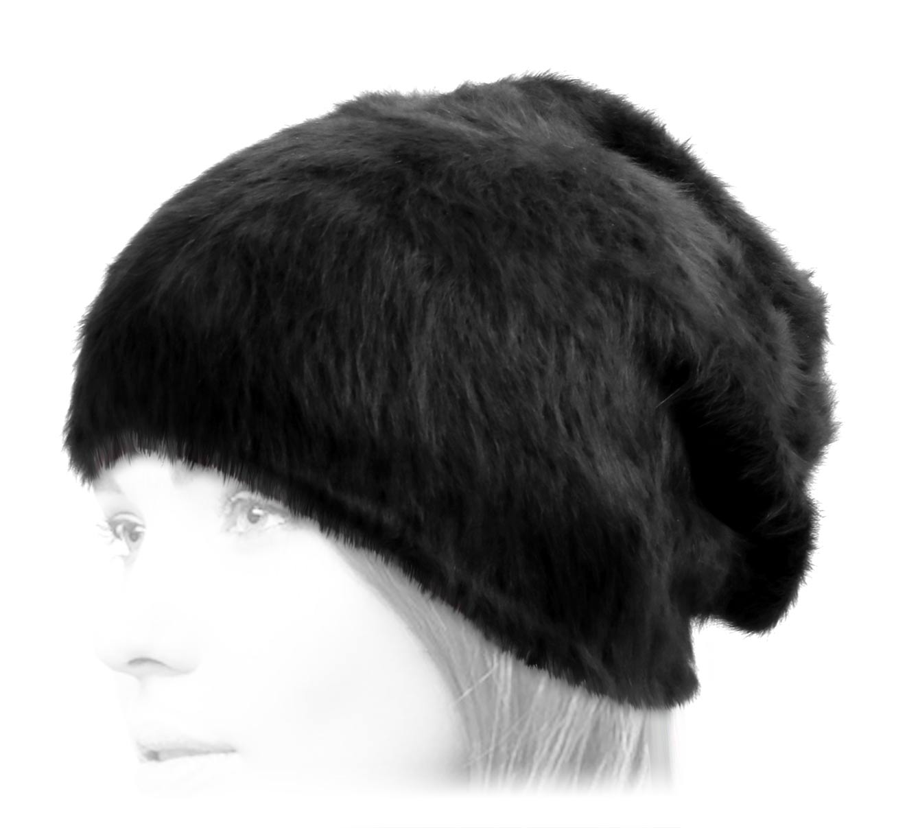 bonnet fourrure Angora Beanie bonnet fourrure Angora Beanie