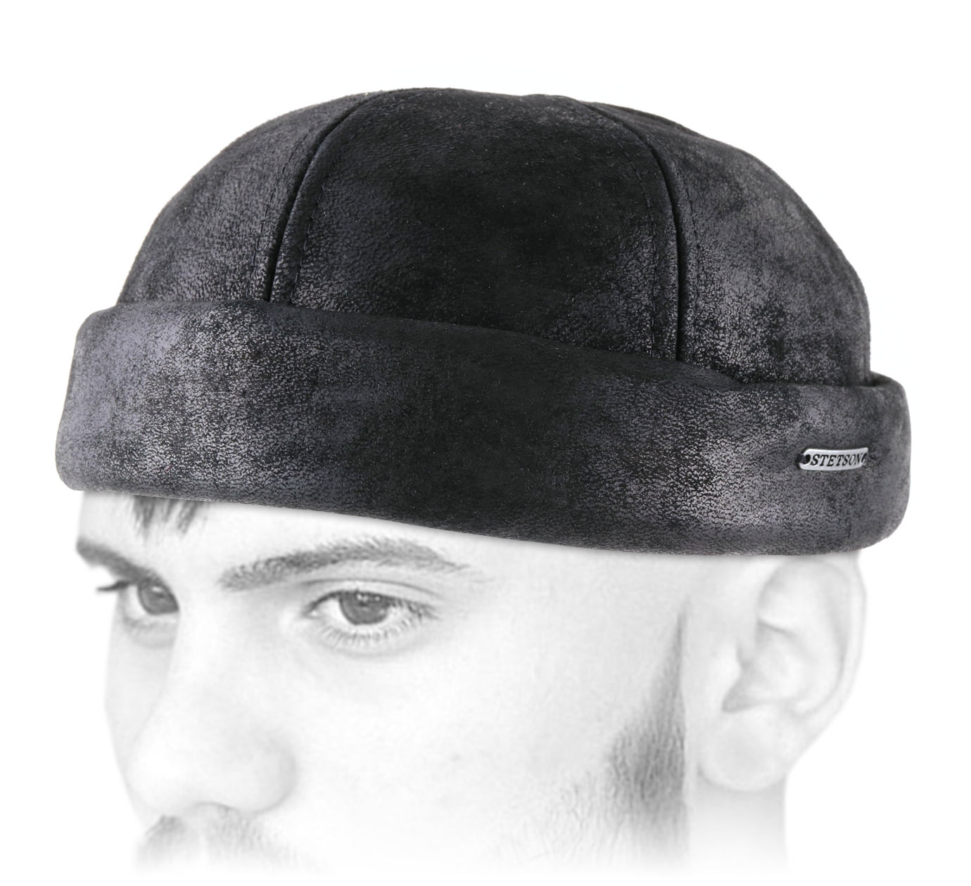 bonnet en cuir bonnet en cuir