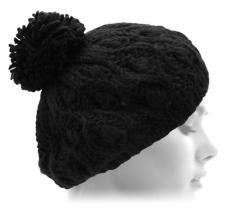 bonnet gros tricot uni